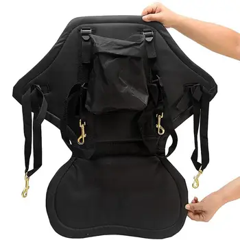 Възглавница за седалка каяк с чанта за съхранение, удобна и регулируема, за по гребане дъски